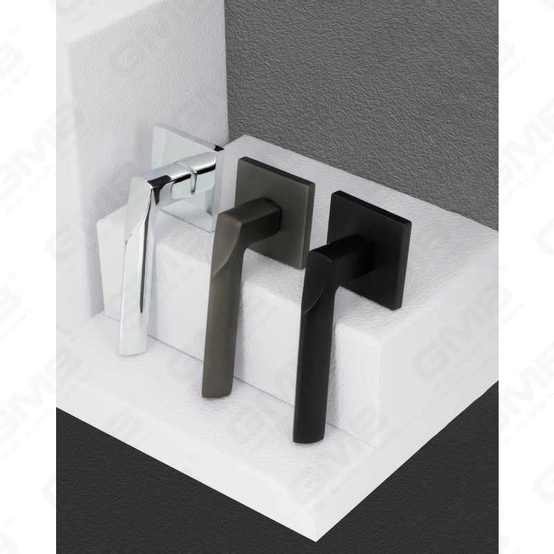 New Modern House Decoration Aluminum Door Handle on Round Rosette