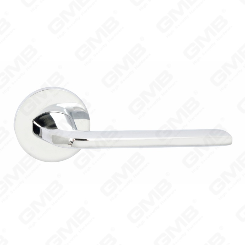 New Modern House Decoration Aluminum Door Handle on Round Rosette