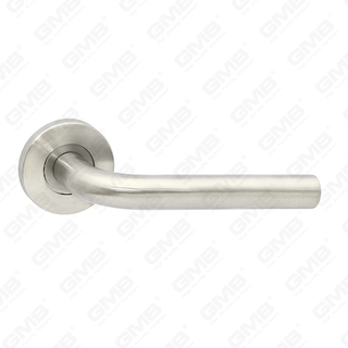High Quality #304 Stainless Steel Door Handle Round Rose Lever Handle (GB03 101 (2))