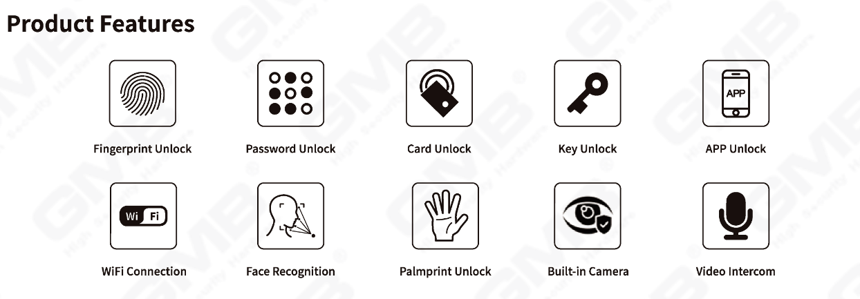 FACE RECOGNITION SMART LOCK(833)