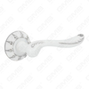 New Modern House Decoration Aluminum Door Handle on Round Rosette