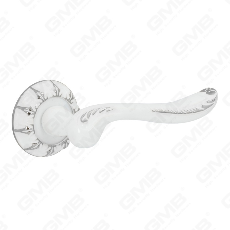 New Modern House Decoration Aluminum Door Handle on Round Rosette