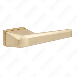 New Modern House Decoration Aluminum Door Handle on Round Rosette