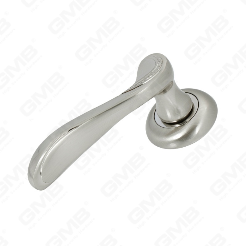New Modern House Decoration Aluminum Door Handle on Round Rosette