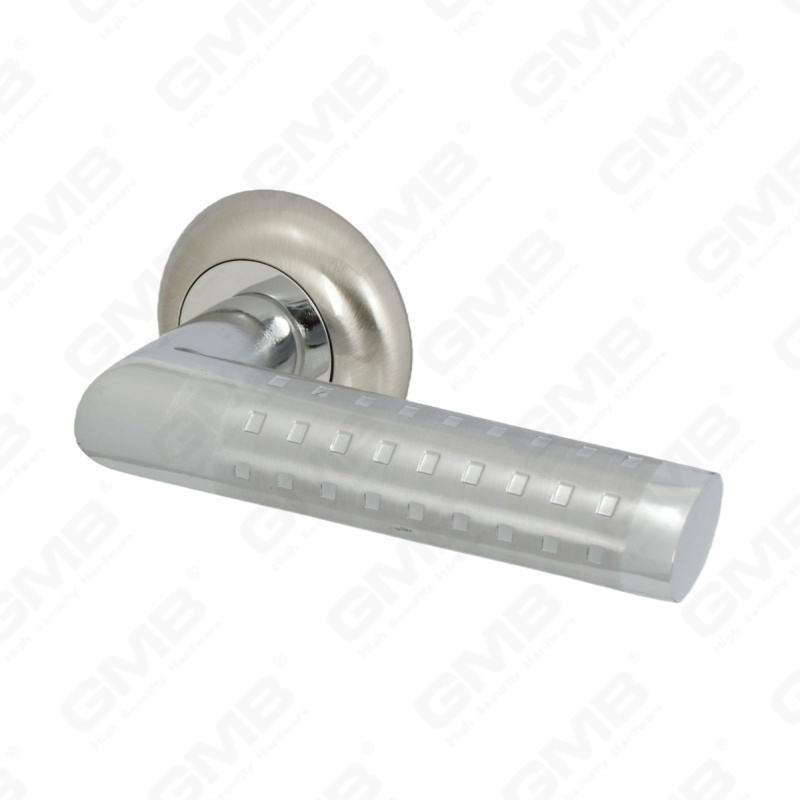 New Modern House Decoration Aluminum Door Handle on Round Rosette