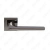 New Modern House Decoration Aluminum Door Handle on Round Rosette