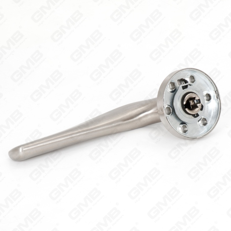 High Quality BS En1906 Grade 4 SUS304 Stainless Steel Entry Round Rose Interior Door Lever Handle (LHT032)