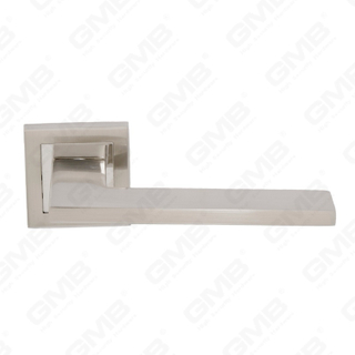 New Modern House Decoration Aluminum Door Handle on Round Rosette