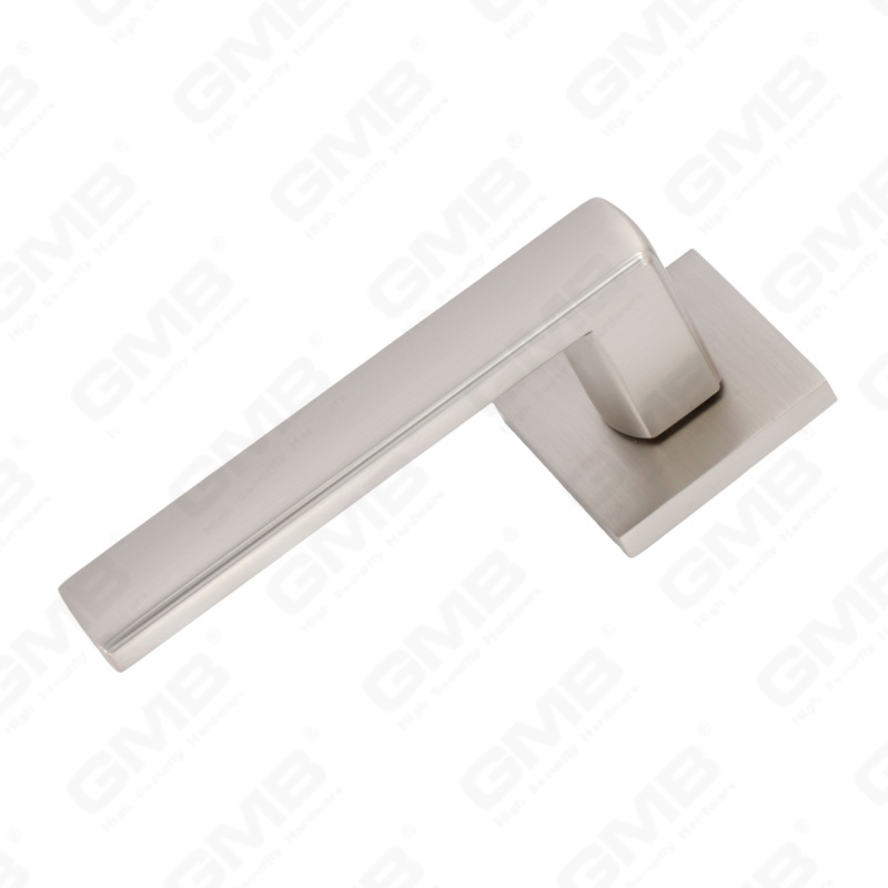 New Modern House Decoration Aluminum Door Handle on Round Rosette