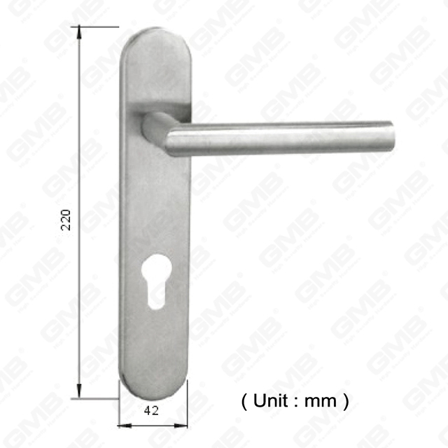 High Quality #304 Stainless Steel Door Handle Lever Handle (SH88-SY03-SS)