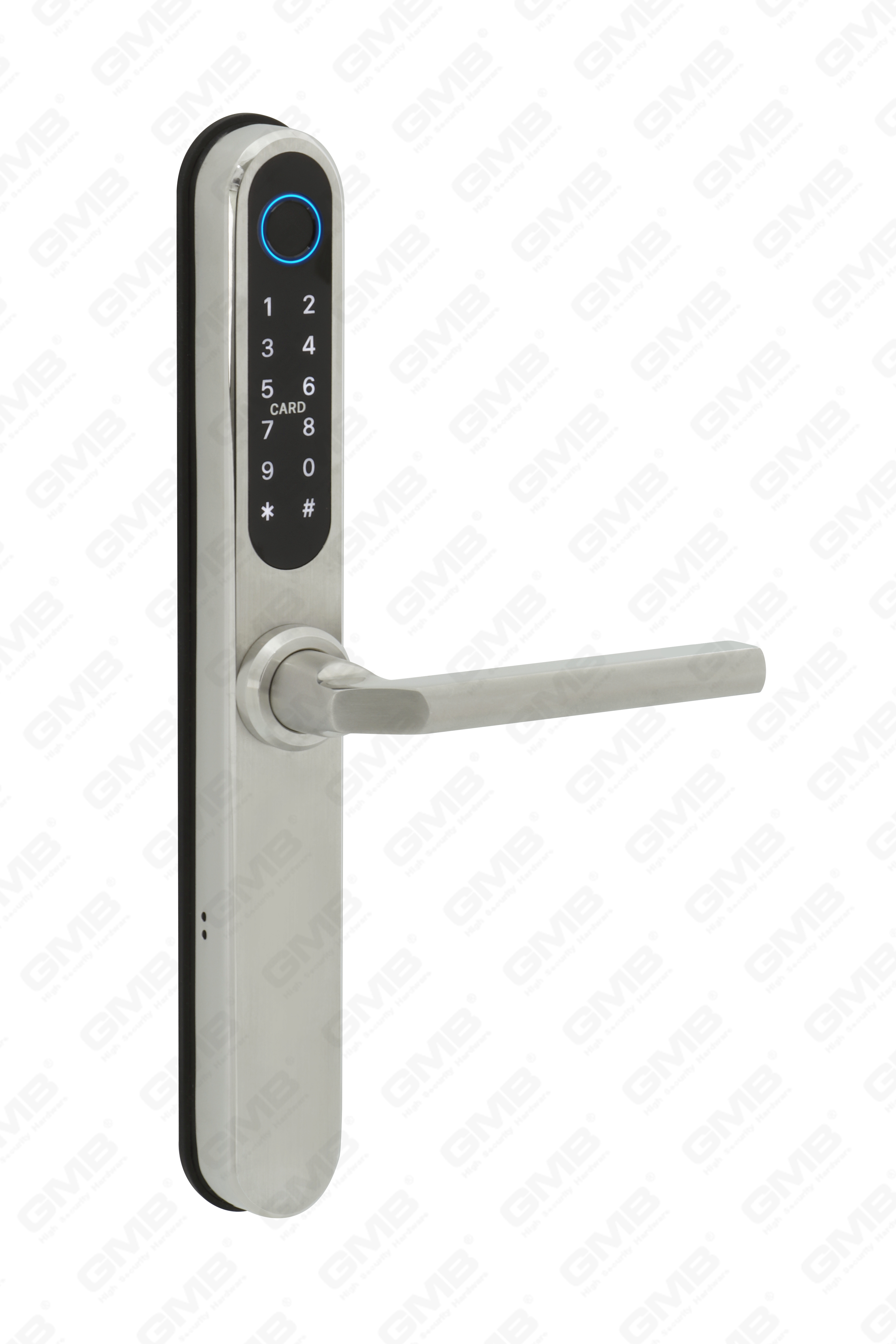 European Standard Waterproof Keyless Entry Tt Wireless Digital Password Fingerprint Mf Card Smart Door Lock (U049)