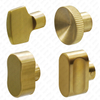 Brass Turn Knob for household with Bolt [Art NO.TK-I TK-J TK-K TK-L TK-M TK-N TK-O TK-Q ]