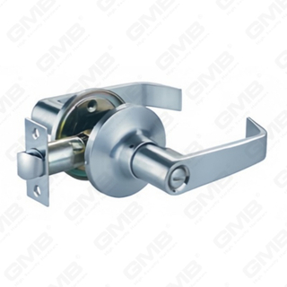 ANSI UL Standard Zinc Alloy Aluminum Push-Button Tubular Commercial Cylindrical Handle Lever Lock (8009)