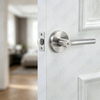Heavy Duty Tubular Lever Door Lock Series, Zinc alloy Round Rosette Entry Door Handle Lock（B2025）