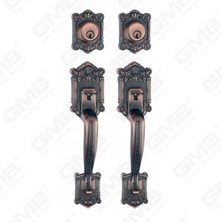 New Design Grip Entry Door Handle Set Entry Door Levers Lock Sets （70712）