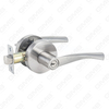 Heavy Duty Tubular Lever Door Lock Series, Zinc alloy Round Rosette Entry Door Handle Lock（B2023）