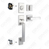New Design Grip Entry Door Handle Set Entry Door Levers Lock Sets （70728B）
