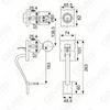 New Design Grip Entry Door Handle Set Entry Door Levers Lock Sets （70720）