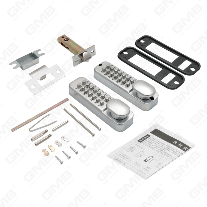 Mechanical Password Keypad Door Handle Lock (1)