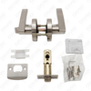 Heavy Duty Tubular Lever Door Lock Series, Zinc alloy Round Rosette Entry Door Handle Lock（B2018）