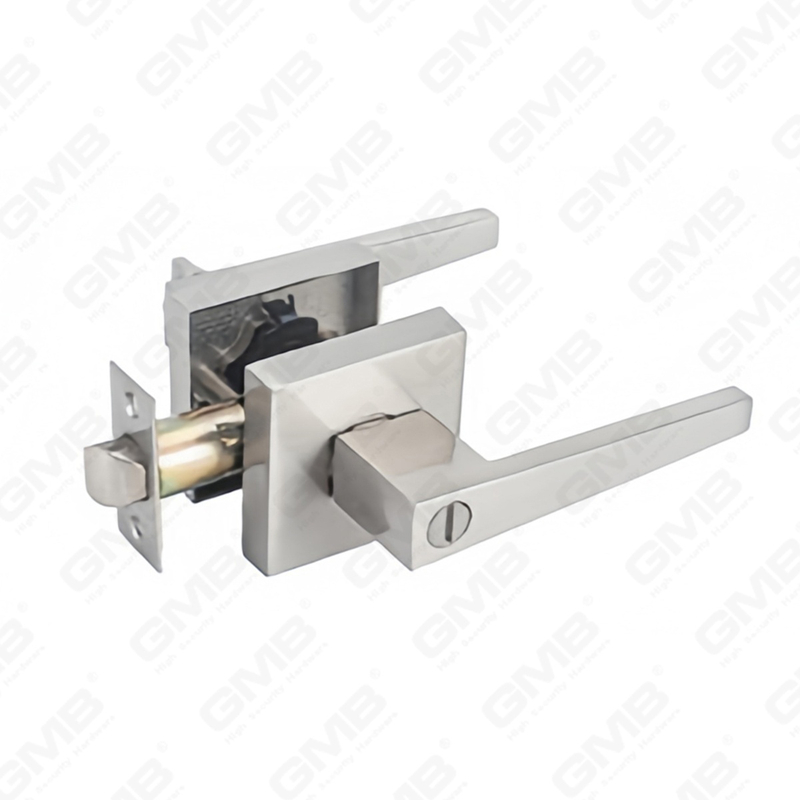 Heavy Duty Tubular Lever Door Lock Series, Zinc alloy Square Rosette Entry Door Handle Lock（A2020）