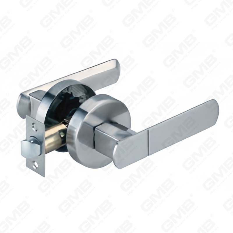 Heavy Duty Tubular Lever Door Lock Series, Zinc alloy Round Rosette Entry Door Handle Lock（B2016）