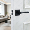 Heavy Duty Tubular Lever Door Lock Series, Zinc alloy Square Rosette Entry Door Handle Lock（A3016）