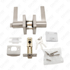 Heavy Duty Tubular Lever Door Lock Series, Aluminum Square Rosette Entry Door Handle Lock（S2270）