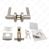 Heavy Duty Tubular Lever Door Lock Series, Aluminum Round Rosette Entry Door Handle Lock（R2270）