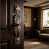 New Design Grip Entry Door Handle Set Entry Door Levers Lock Sets （70712）