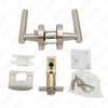ANSI UL Standard Zinc Alloy/Aluminum Interior Door Lockset Tubular Commercial Cylindrical Security Handle Lever Lock (9163)