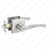 Heavy Duty Tubular Lever Door Lock Series, Zinc alloy Square Rosette Entry Door Handle Lock（A2023）