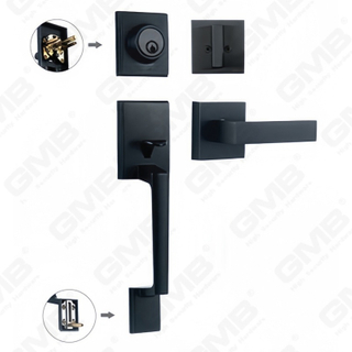 New Design Grip Entry Door Handle Set Entry Door Levers Lock Sets （70722-A2001ET）
