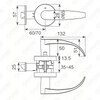 91 Series Anti-theft, Safe, Luxury Residential Ball Knob Lock (9115)