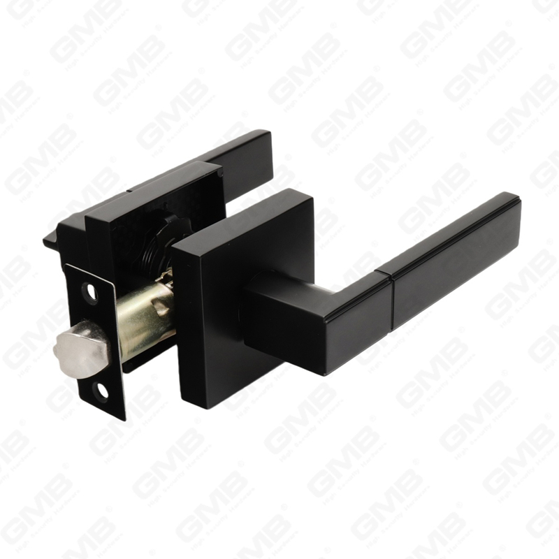 Heavy Duty Tubular Lever Door Lock Series, Zinc alloy Square Rosette Entry Door Handle Lock（A2012）
