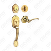 New Design Grip Entry Door Handle Set Entry Door Levers Lock Sets （70721）