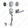 New Design Grip Entry Door Handle Set Entry Door Levers Lock Sets （70713）