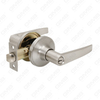 ANSI UL Standard Zinc Alloy Aluminum Push-Button Tubular Commercial Cylindrical Handle Lever Lock (8008)