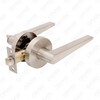 Heavy Duty Tubular Lever Door Lock Series, Zinc alloy Round Rosette Entry Door Handle Lock（B2019）