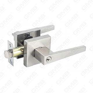 Heavy Duty Tubular Lever Door Lock Series, Zinc alloy Square Rosette Entry Door Handle Lock（A2020）