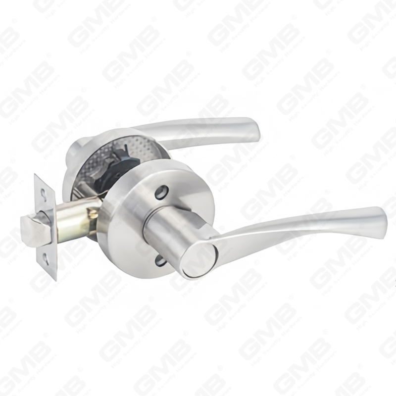 Heavy Duty Tubular Lever Door Lock Series, Zinc alloy Round Rosette Entry Door Handle Lock（B2023）