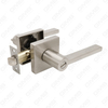 Heavy Duty Tubular Lever Door Lock Series, Aluminum Square Rosette Entry Door Handle Lock（S2270）