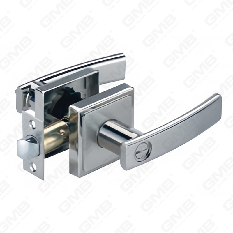 Heavy Duty Tubular Lever Door Lock Series, Zinc alloy Square Rosette Entry Door Handle Lock（C2013）