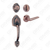 New Design Grip Entry Door Handle Set Entry Door Levers Lock Sets （70718）