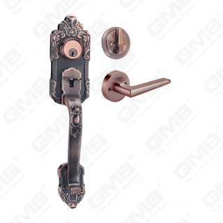 New Design Grip Entry Door Handle Set Entry Door Levers Lock Sets （70725）