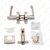 Heavy Duty Tubular Lever Door Lock Series, Round Rosette Entry Door Handle Lock（B2003）