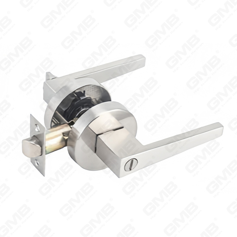 Heavy Duty Tubular Lever Door Lock Series, Zinc alloy Round Rosette Entry Door Handle Lock（B2020）