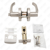 Heavy Duty Tubular Lever Door Lock Series, Zinc alloy Round Rosette Entry Door Handle Lock（B2006）