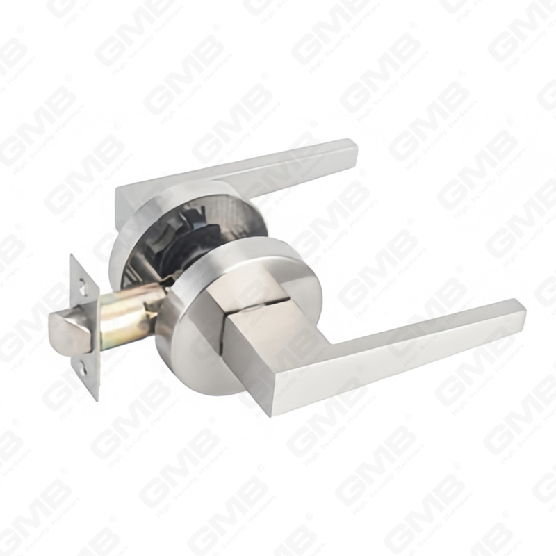 Heavy Duty Tubular Lever Door Lock Series, Zinc alloy Round Rosette Entry Door Handle Lock（B2020）