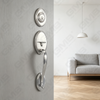 New Design Grip Entry Door Handle Set Entry Door Levers Lock Sets （70735）
